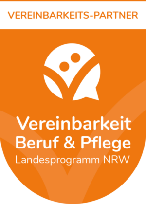 Siegel Vereinbarkeits-Partner Beruf & Pflege Landesprogramm NRW